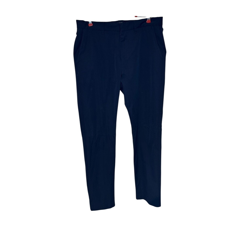 J.Crew Men Pants Thompson Flex Tapered Leg Chino Mid-Rise‎ Navy Blue Size 32x34